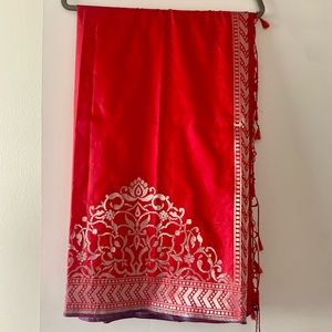 Brand new silk saree with blouse light weight wedding bridal Indian Bangladeshi